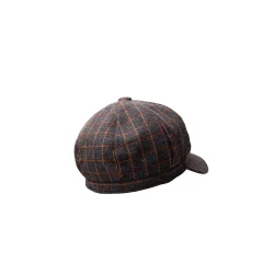Black Colour - Bcrosina Checked Kasket, Dk. Grey