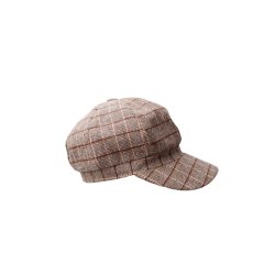 Black Colour - Bcrosina Checked Kasket, Sand