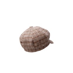 Black Colour - Bcrosina Checked Kasket, Sand
