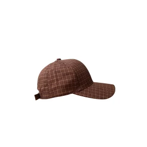 Black Colour - Bczigga Checked Kasket, Coffee