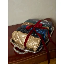 Black Colour - Bcpaloma Quilted Luffer, Black Metallic