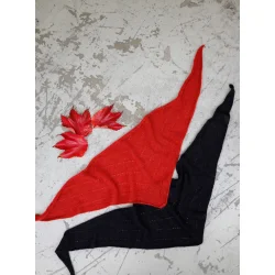 Black Colour - Bcdell Knitted Mini Scarf, Mocca