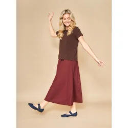 Black Colour - BCMAY SS tee, Coffee