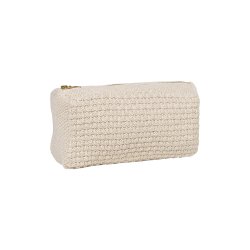 By Lohn - Petra Strikket Clutch, Beige Melange