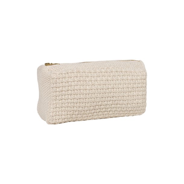 By Lohn - Petra Strikket Clutch, Beige Melange