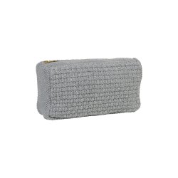 By Lohn - Petra Strikket Clutch, Grey Melange