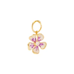 Pico - Enamel Flower Vedh�ng, Hvid