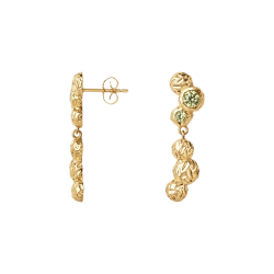 Camille Brinch - Wavy Gem Dots �reringe, Forgyldt