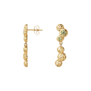 Camille Brinch - Wavy Gem Dots �reringe, Forgyldt