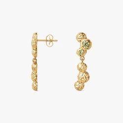 Camille Brinch - Wavy Gem Dots �reringe, Forgyldt