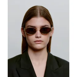 A. Kj�rbede - Bella Solbriller, Gold Demi Tortoise