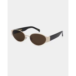 A. Kj�rbede - Bella Solbriller, Gold Demi Tortoise