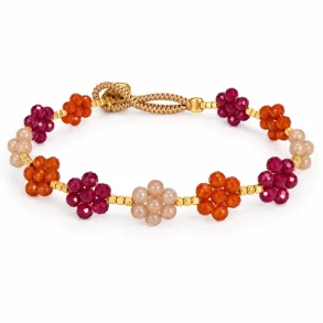 Ibu Jewels - Lulu Wannie Armb�nd, Mix Maroon