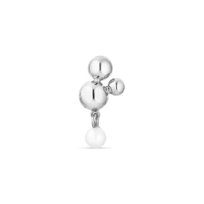 Jane Knig - Atomic Stud w. Pearl Pendant