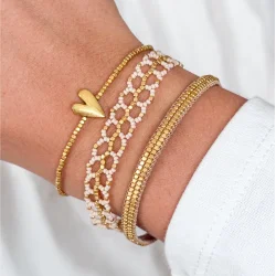 Ibu Jewels - Peggy 1 Herat Armb�nd, Gold