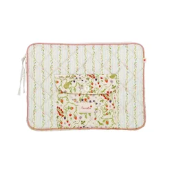 Maanesten - Alesea Computer Sleeve, Summer Stripes Peach