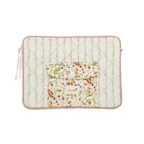 Maanesten - Alesea Computer Sleeve, Summer Stripes Peach