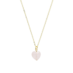 So - Alma Hjerte Halskde, Rosakvarts (Krlighed)