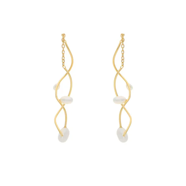 Nuni Copenhagen - Angelina Small reringe, Pearl