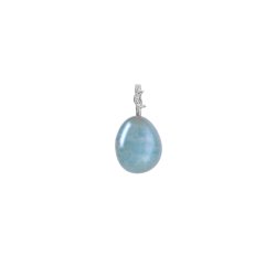 Maanesten - Aquamarine Water Vedh�ng, S�lv