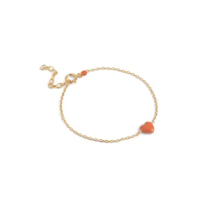Enamel - Amore Armb�nd, Light Coral