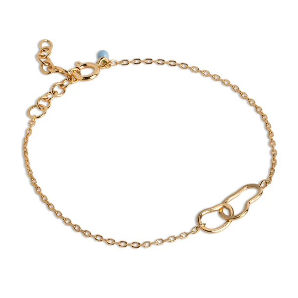 Enamel - Bracelet, Organic Double Circle