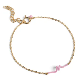 Enamel - Twist Bracelet, Pink