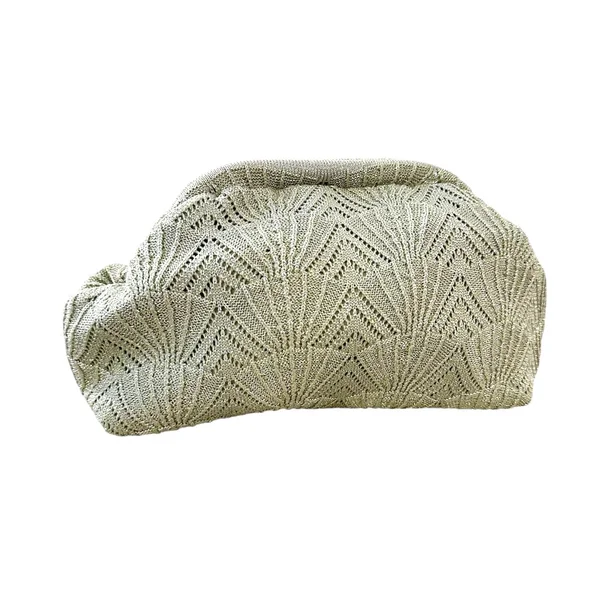 Pico - Lille Shelly Clutch, Sage Glitter