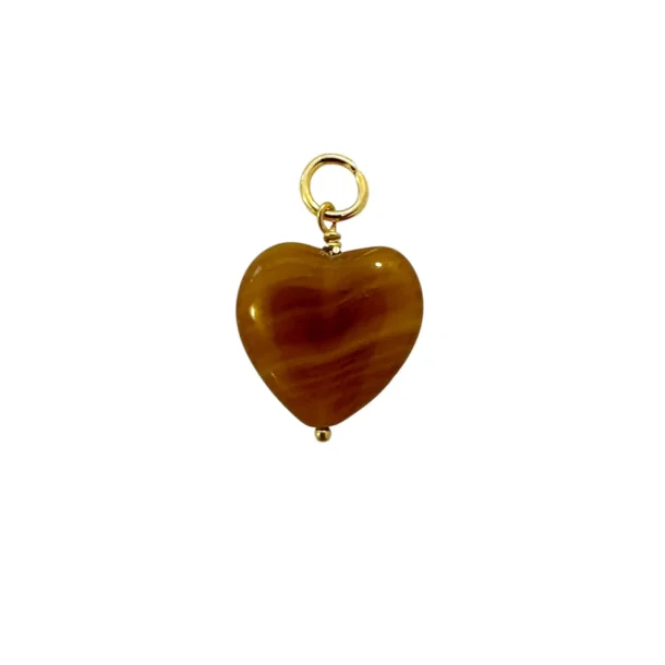 Pico - French Grande Heart Vedhng, Caramel