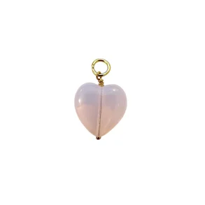 Pico - French Grande Heart Vedh�ng, Soft Rose