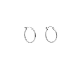 Pico - Basic Medium Hoops, Slv