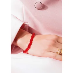 House of Vincent - Candy Coral Berry S Armb�nd, Red