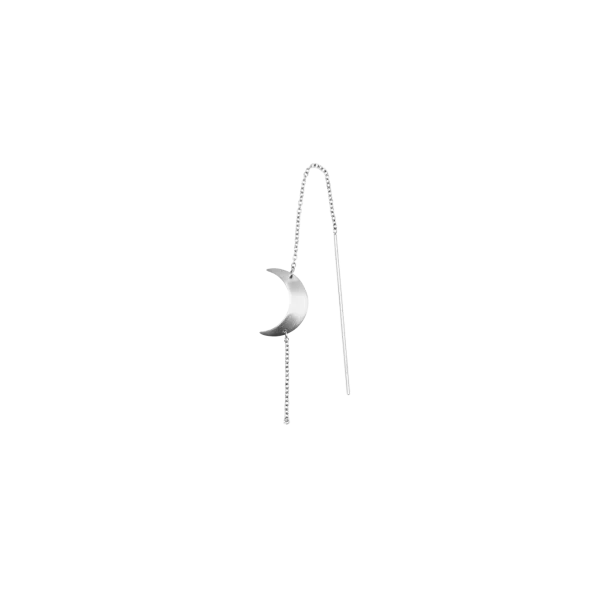 Jane K�nig - Big Half Moon chain �rering, Fors�lvet