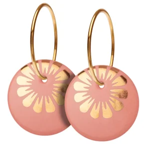 Scherning - Bloom Stor, Peach/Gold
