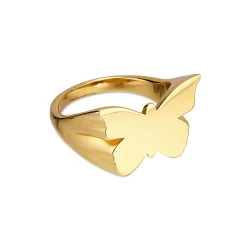 Jane Knig - Butterfly Signet Ring