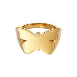 Jane Knig - Butterfly Signet Ring