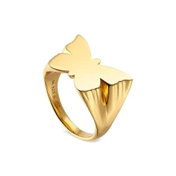 Jane Knig - Butterfly Signet Ring
