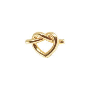 Jane Knig - Big Tied Heart restik, Forgyldt