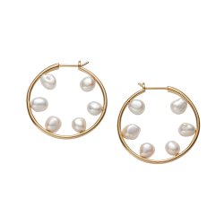 Maria Black - Baroque Neo 30 Hoops �reringe, Forgyldt
