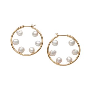 Maria Black - Baroque Neo 30 Hoops �reringe, Forgyldt