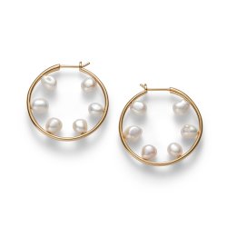 Maria Black - Baroque Neo 30 Hoops �reringe, Forgyldt