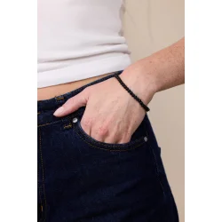 So - Krystal Armbnd, Blackstone (Grounding)