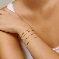 Enamel - Nara Armb�nd, Light Coral