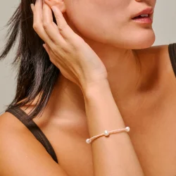 Enamel - Petra Armb�nd, Light Pink
