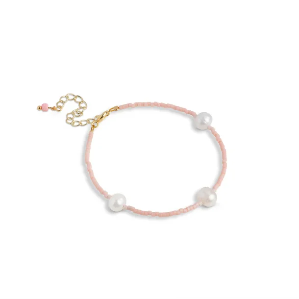 Enamel - Petra Armb�nd, Light Pink