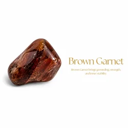  Ibu Jewels - Lulu Moos Armb�nd, Brown Garnet
