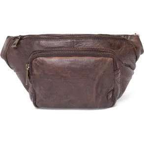 Depeche - Klassisk Bumbag i skind, Winter Brown