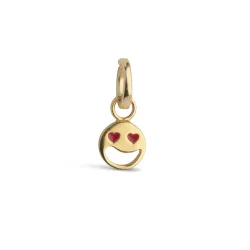 Enamel - Funky Smiley Charm