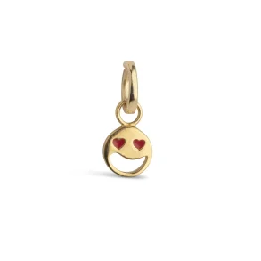 Enamel - Funky Smiley Charm