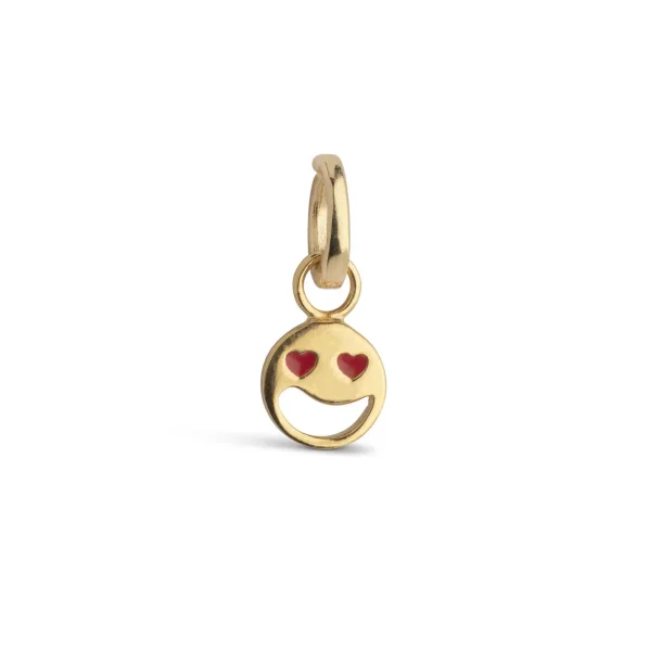 Enamel - Funky Smiley Charm